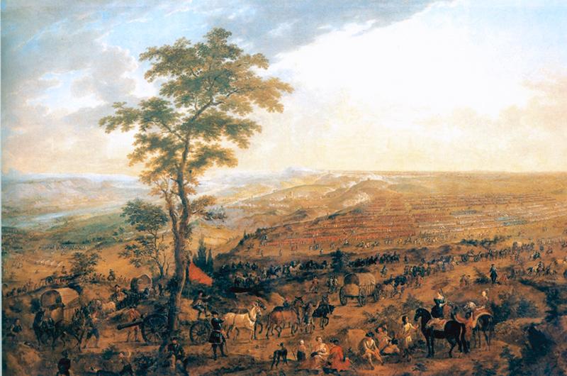 unknow artist Battle of Almenar 1710, War of the Spanish Succession Spain oil painting art